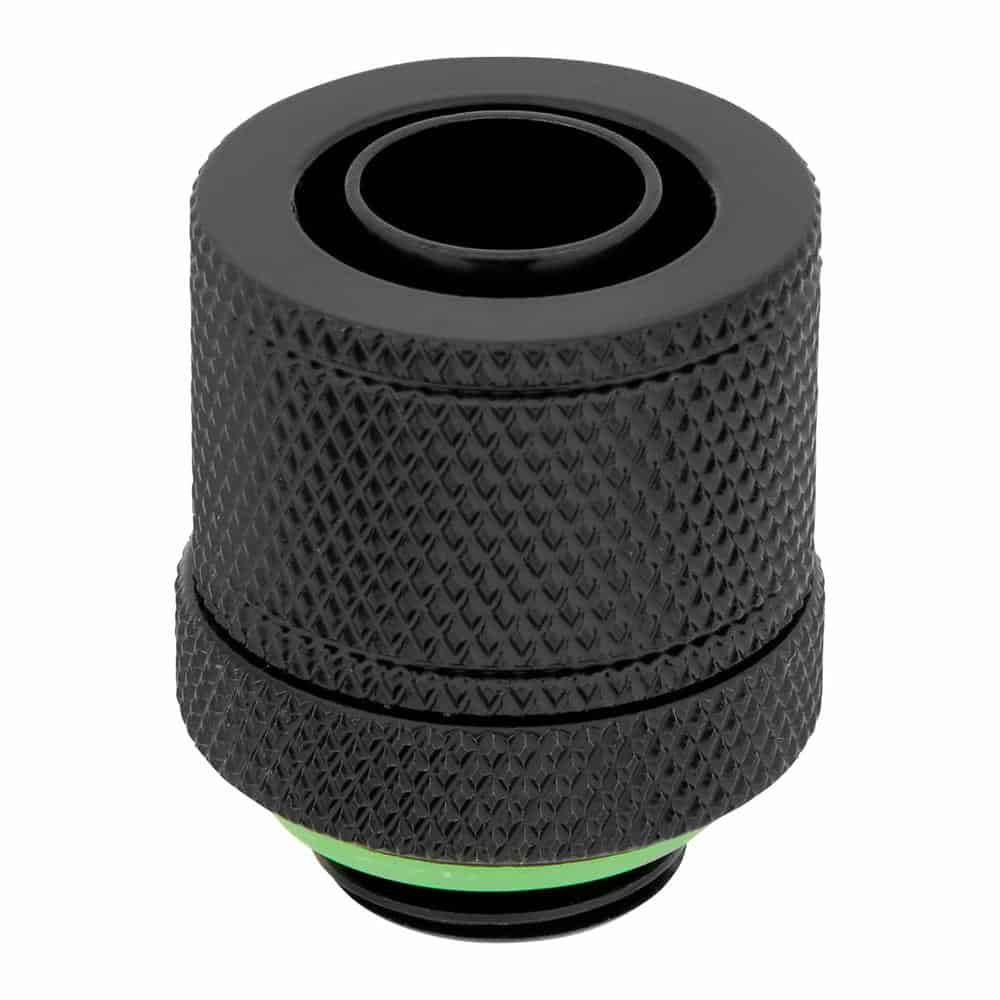 (image for) Corsair Hydro X XF Black Brass 10/13mm G1/4" Softline Compression Fittings - Four Pac